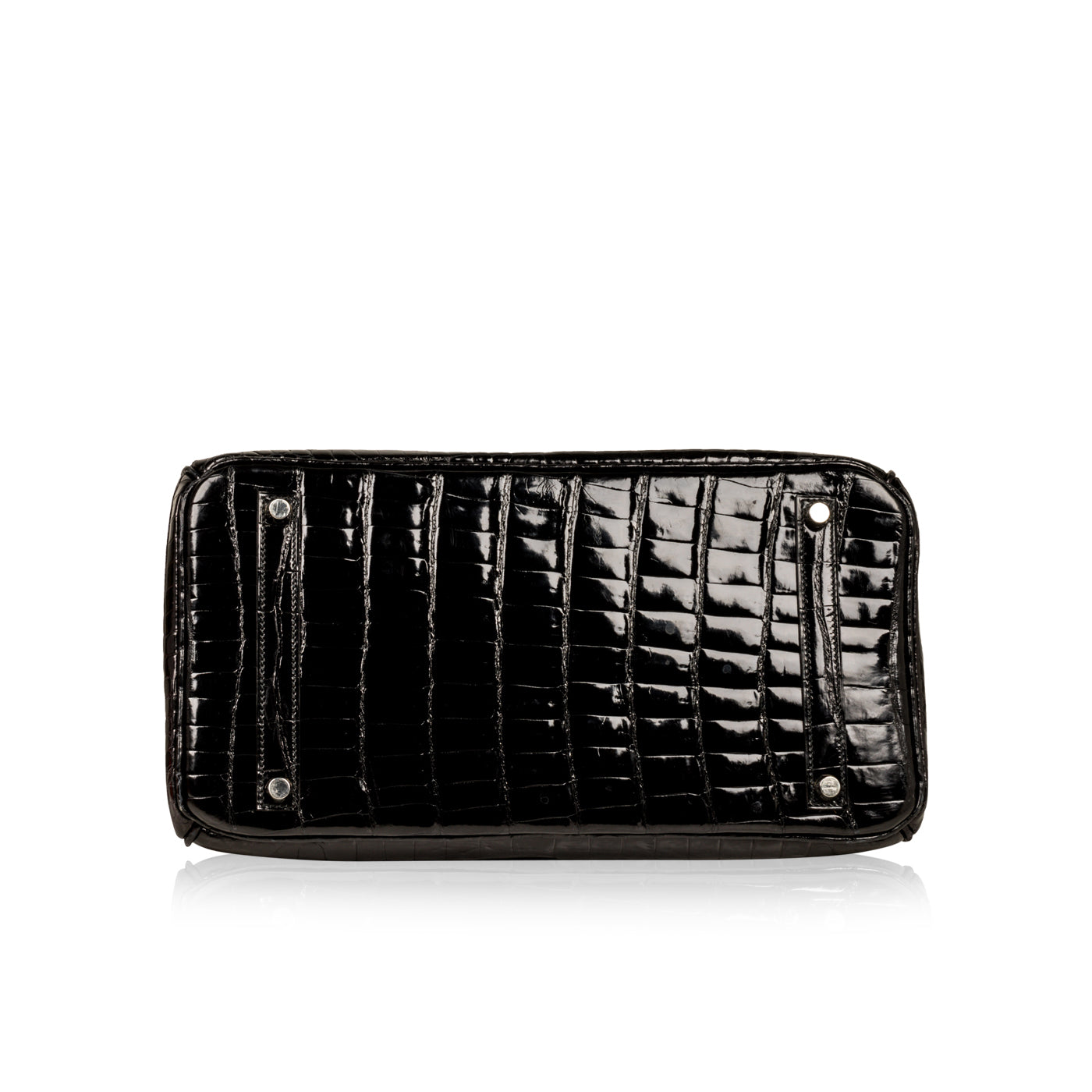 Birkin 35cm - Noir Crocodile Shiny Porosus