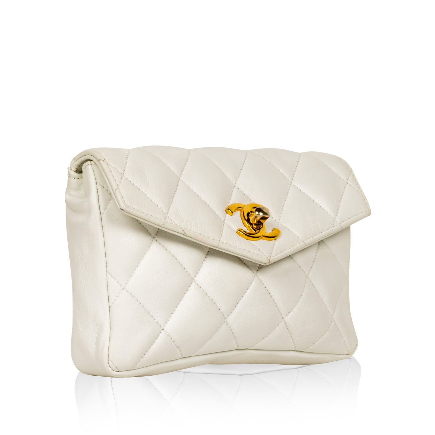 Vintage Bum Bag - White