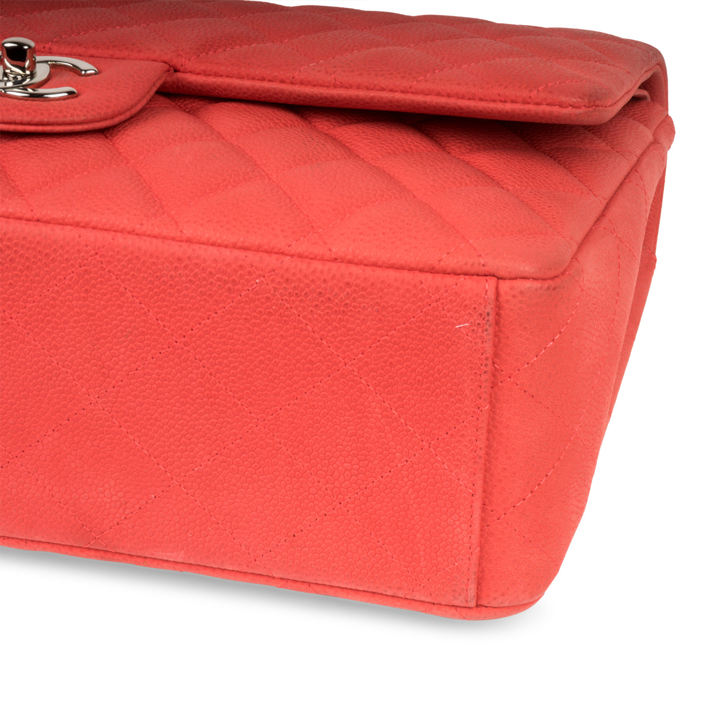 Matte Coral Maxi Flap Bag