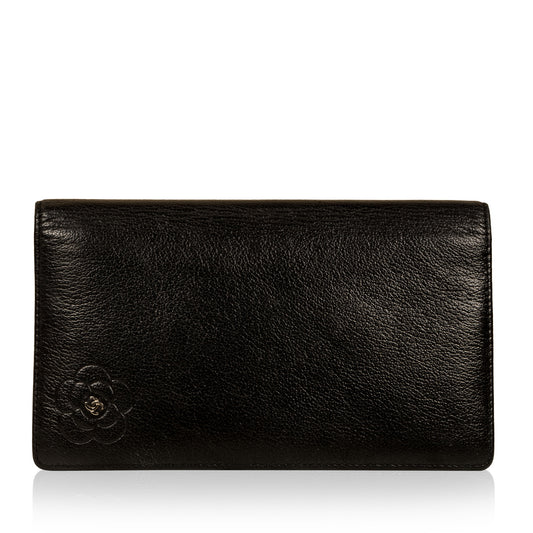 Camellia Flap Wallet