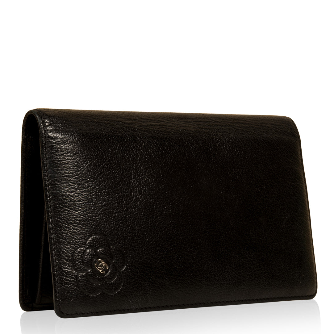 Camellia Flap Wallet