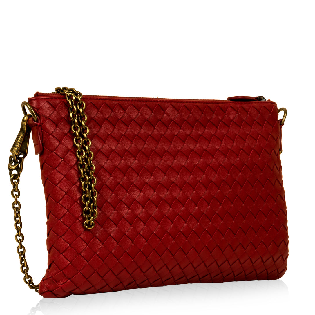 Intrecciato Clutch on Chain