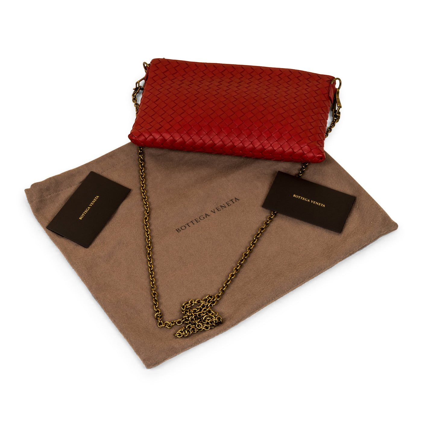 Intrecciato Clutch on Chain