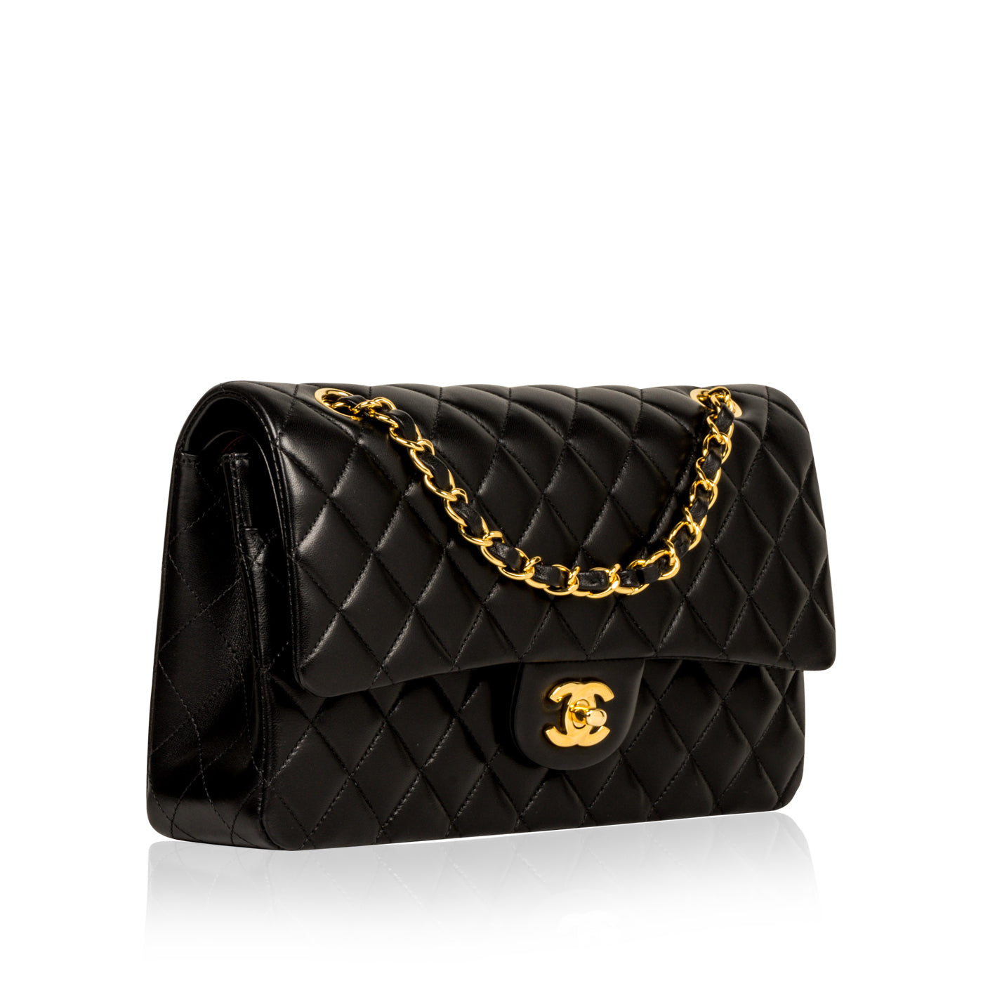 Chanel Black Quilted Lambskin Medium Classic Double Flap Bag Rosegold  Hardware 2021 Available For Immediate Sale At Sothebys