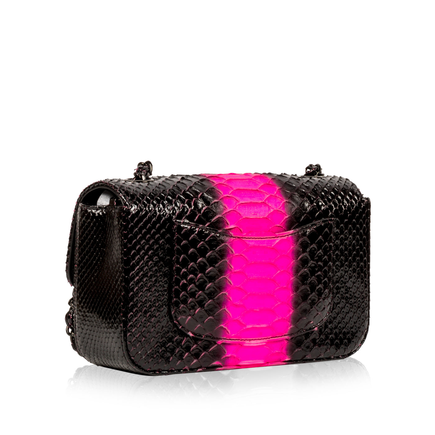 Classic Flap Bag - Mini Rectangular - Python