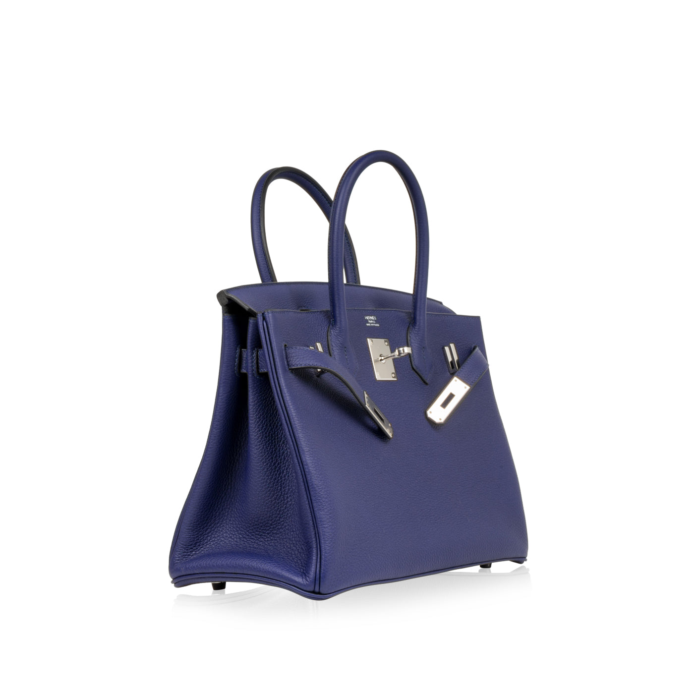 Birkin 30 - Bleu Encre Togo - PHW