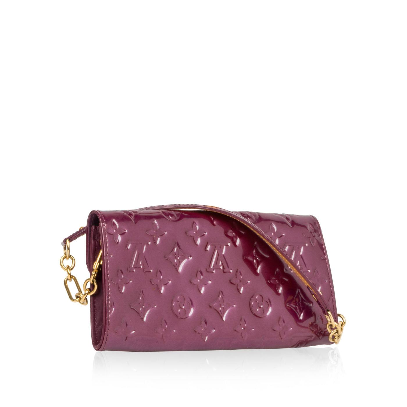 Louis+Vuitton+Sunset+Boulevard+Shoulder+Bag+Purple+Leather for