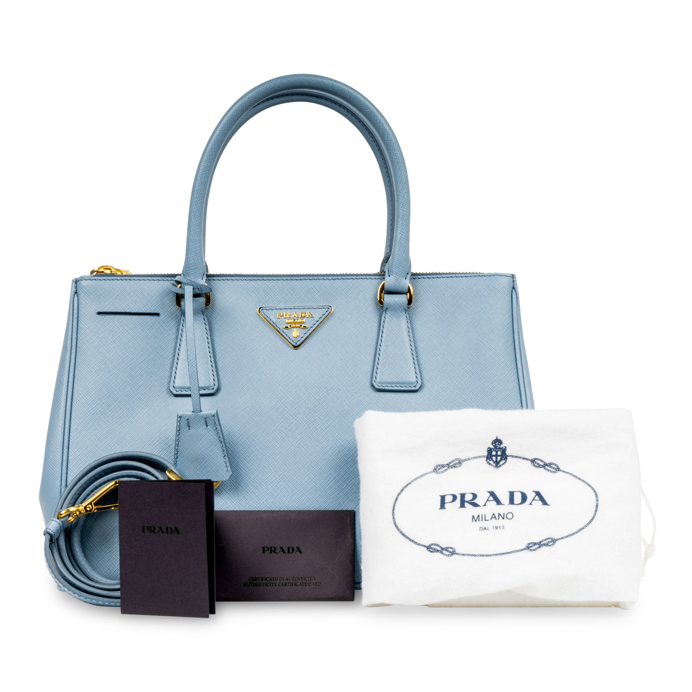 Prada galleria blue best sale