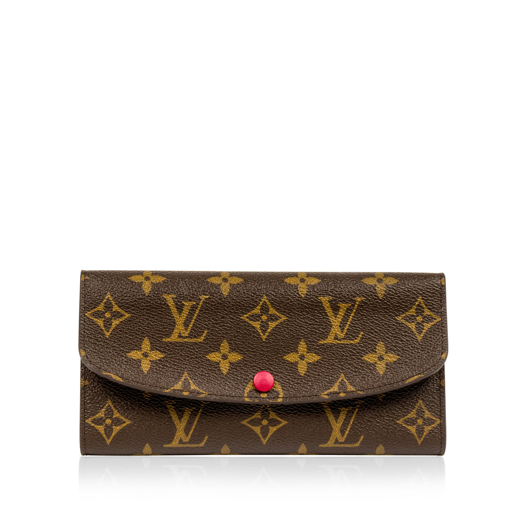 Louis Vuitton Emilie Wallet in fuchsia. Love it - and it holds my
