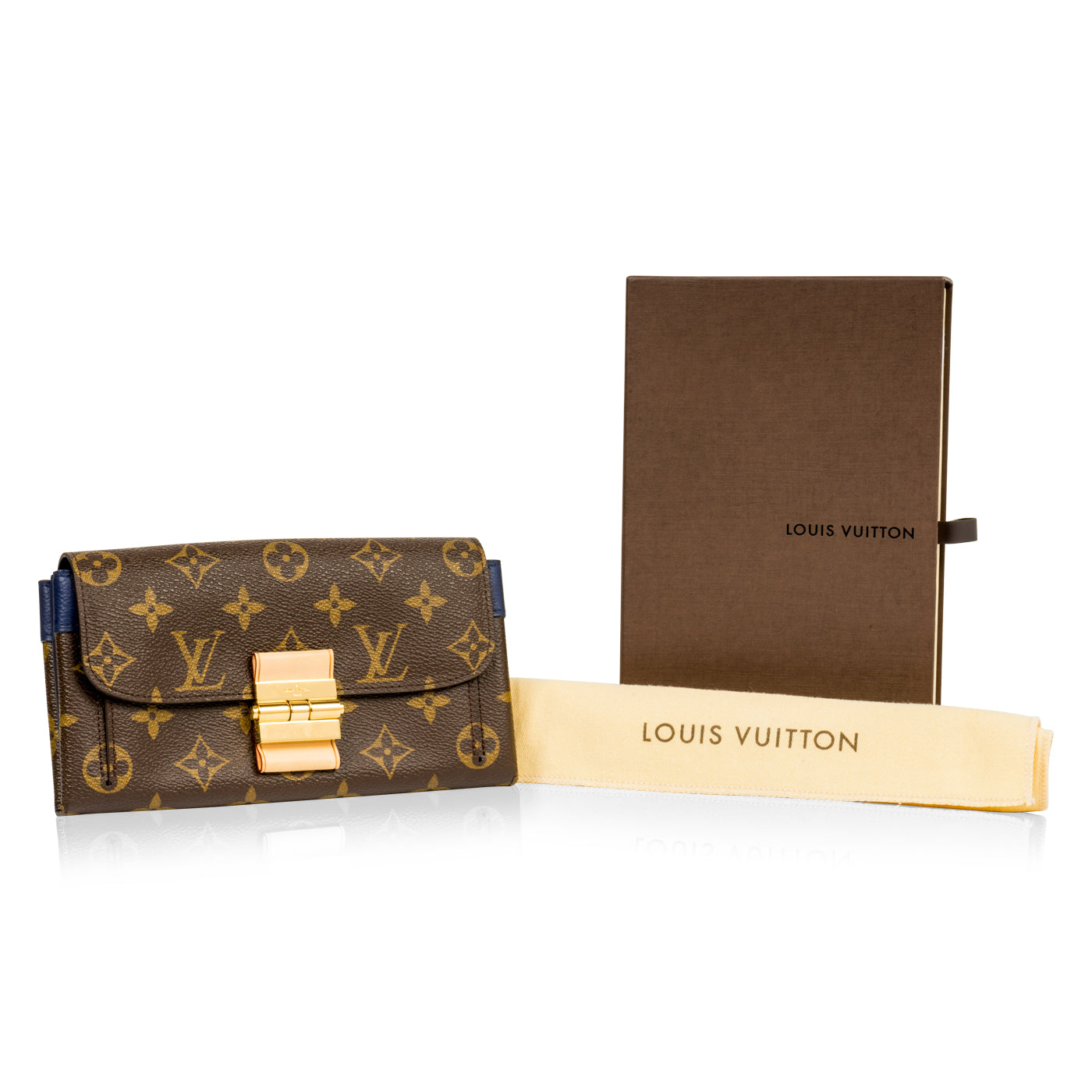 Louis Vuitton white Leather Pochette Félicie Wallet