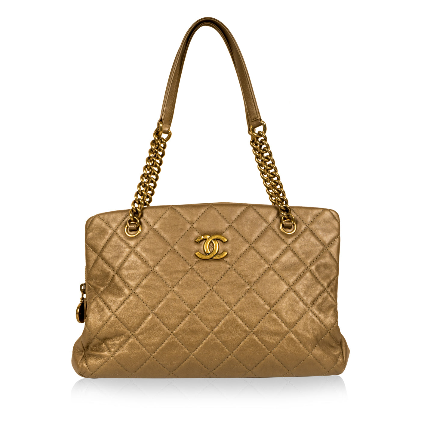 Metallic Gold Shoulder Bag