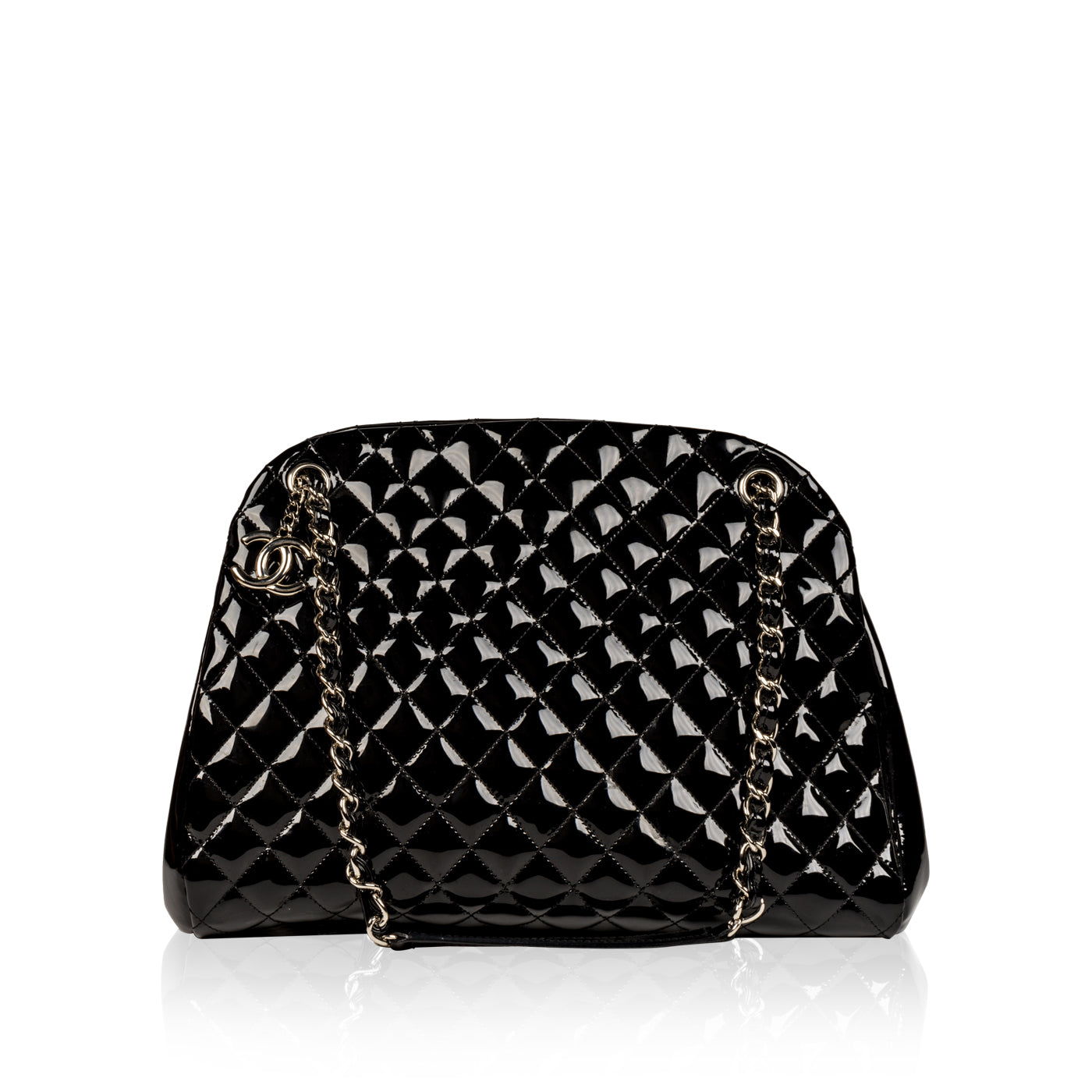 Mademoiselle Patent Shoulder Bag