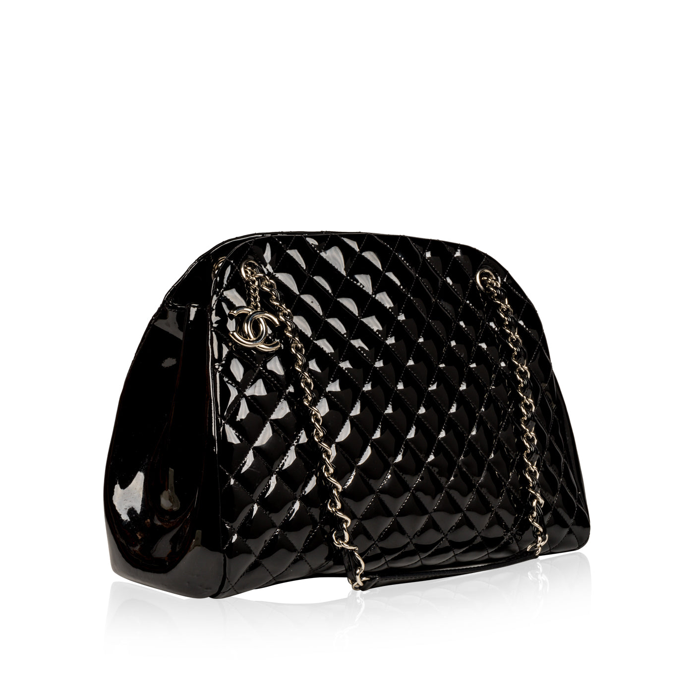 Mademoiselle Patent Shoulder Bag