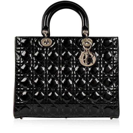 Lady Dior Leather - Patent