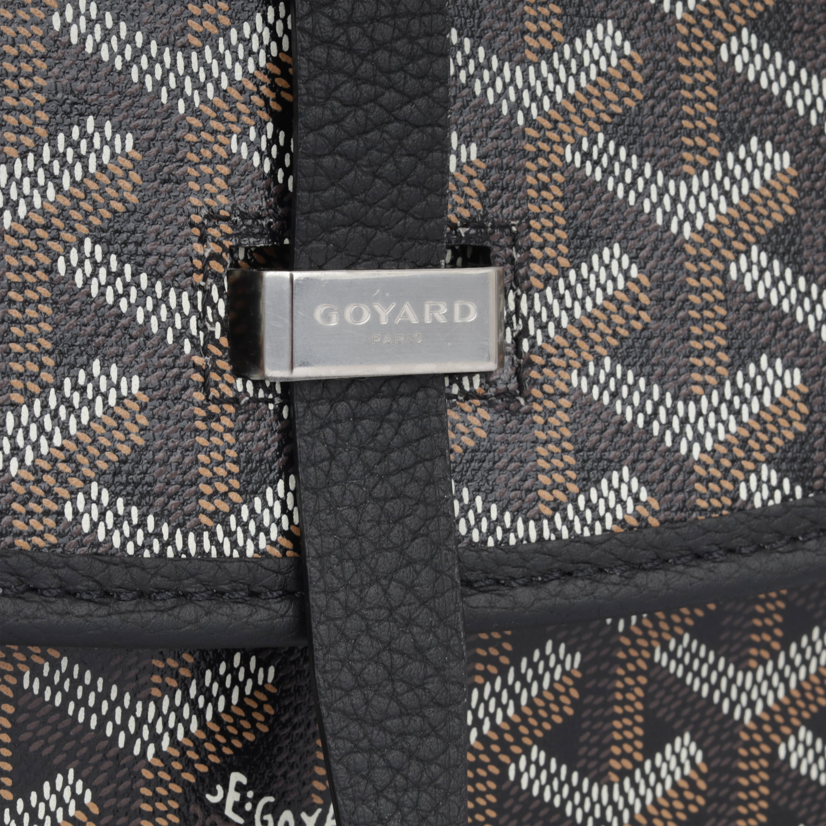 Goyard - Belvedere PM - Black Goyardine - Pre Loved – Bagista