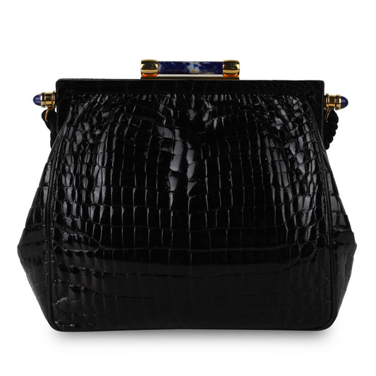 Vintage Croc Crossbody Bag
