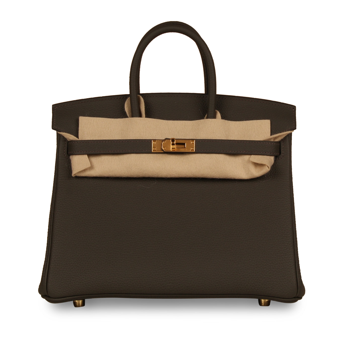 Birkin 25 - Vert De Gris Togo - GHW