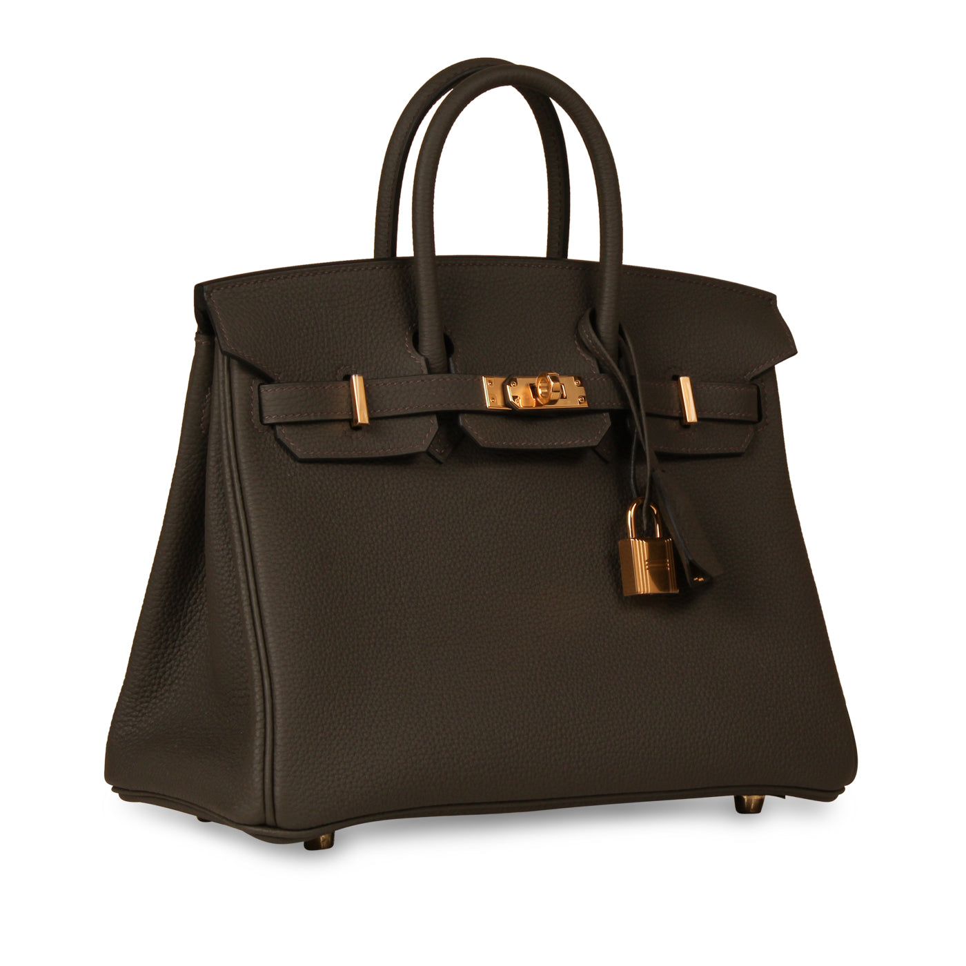 Birkin 25 - Vert De Gris Togo - GHW