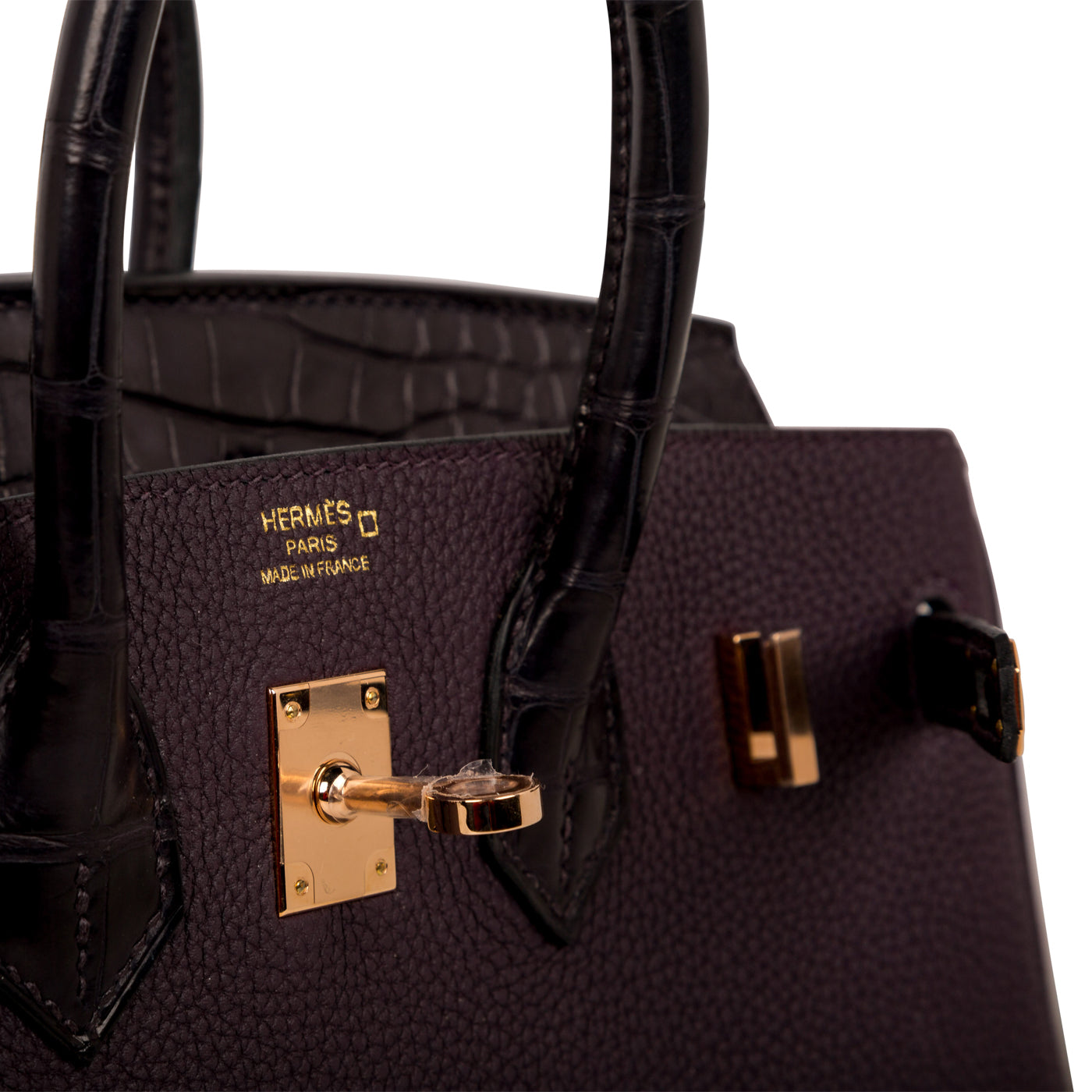 Birkin 25 Touch - Raisin Prunoir Togo/Alligator