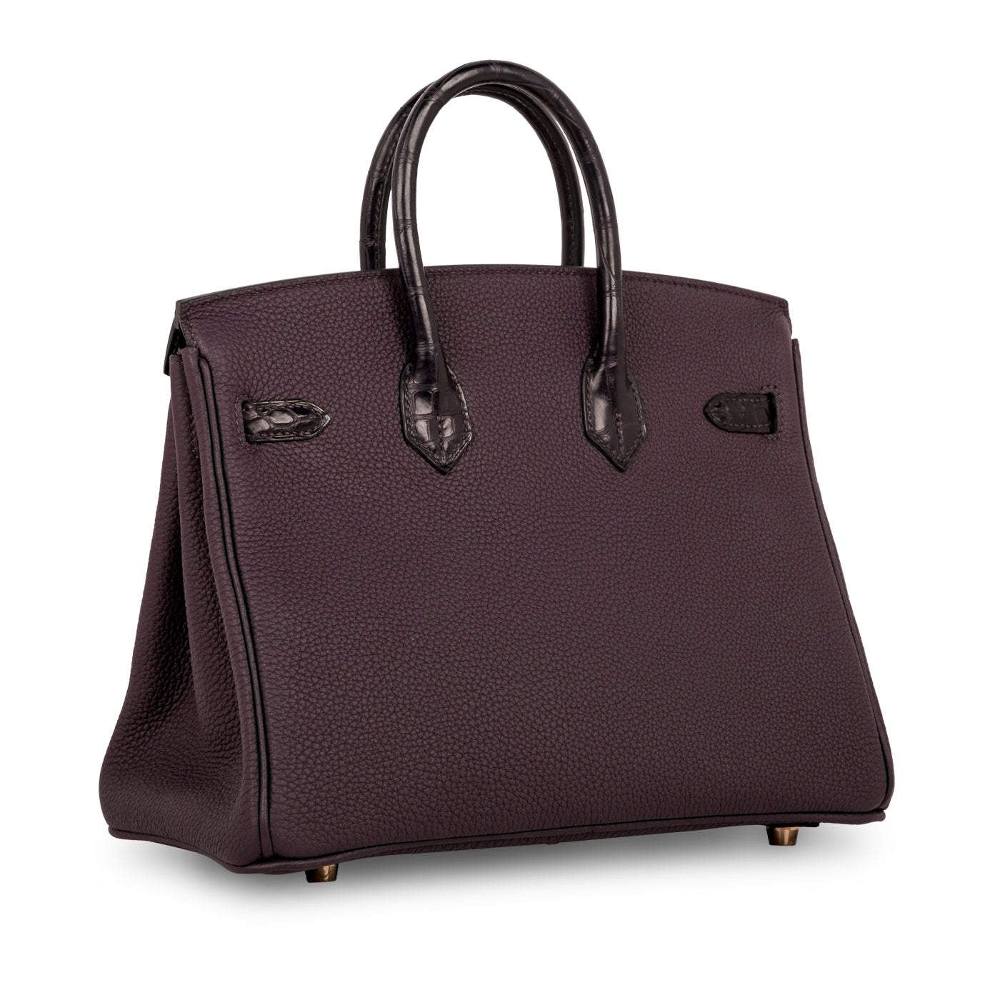 Birkin 25 Touch - Raisin Prunoir Togo/Alligator