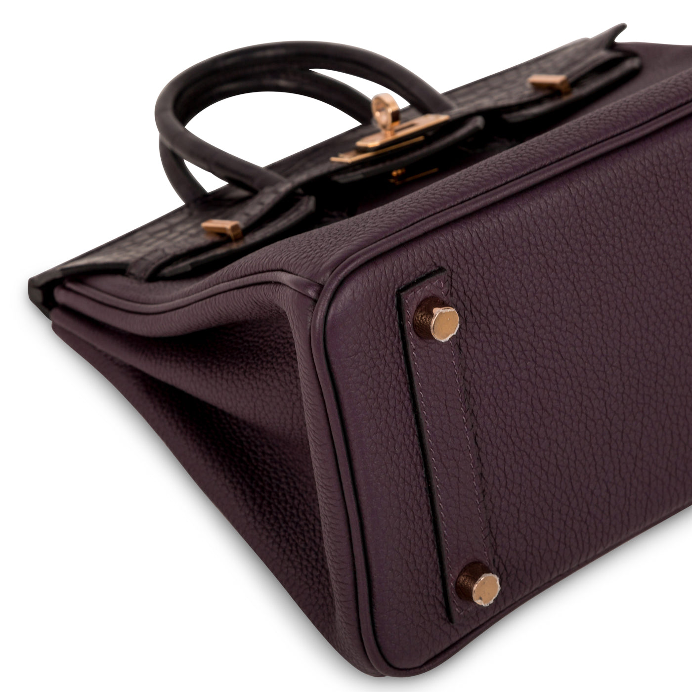 Birkin 25 Touch - Raisin Prunoir Togo/Alligator