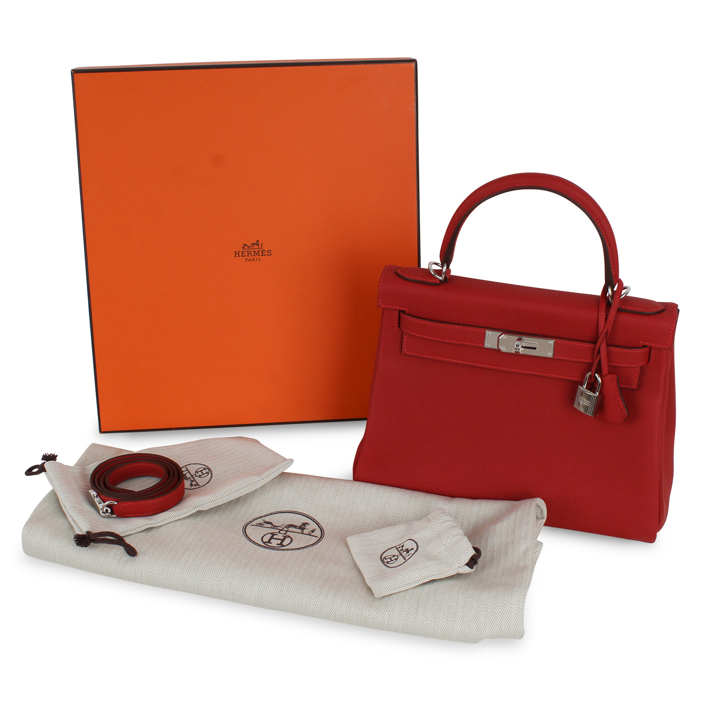 Hermes kelly hotsell 28 red