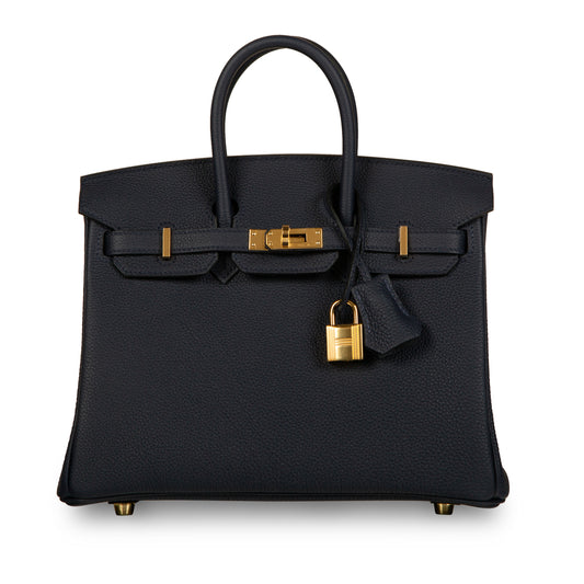 Birkin 25 - Blue Nuit Togo - GHW