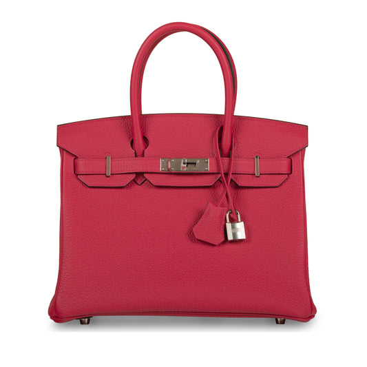 Birkin 30 - Framboise Togo - PHW