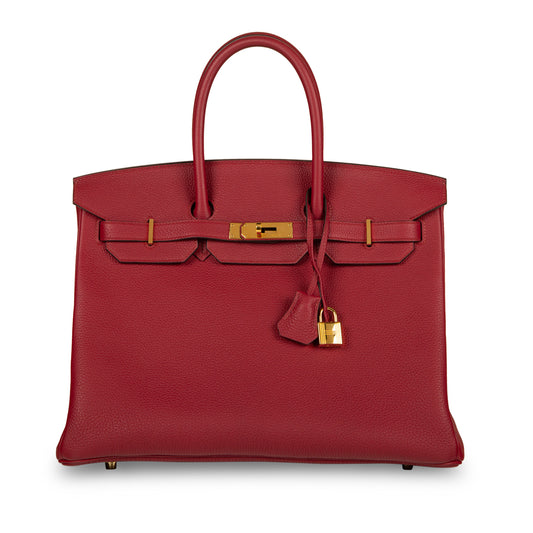 Birkin 35 - Rouge Grenat Togo - GHW