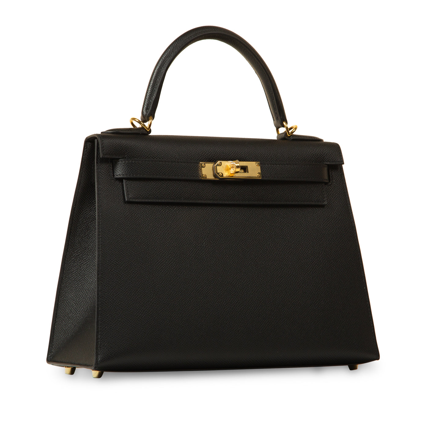 Kelly 28 - Black Epsom - GHW