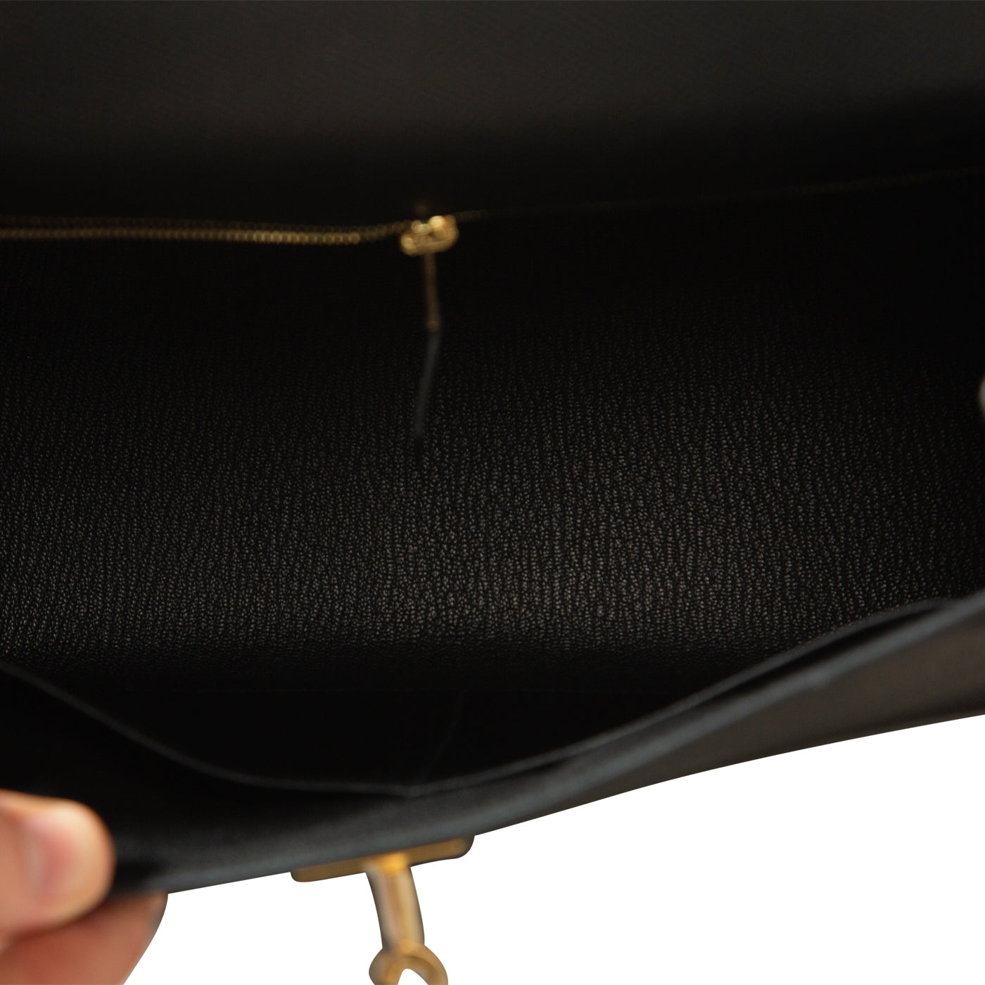 Kelly 28 - Black Epsom - GHW