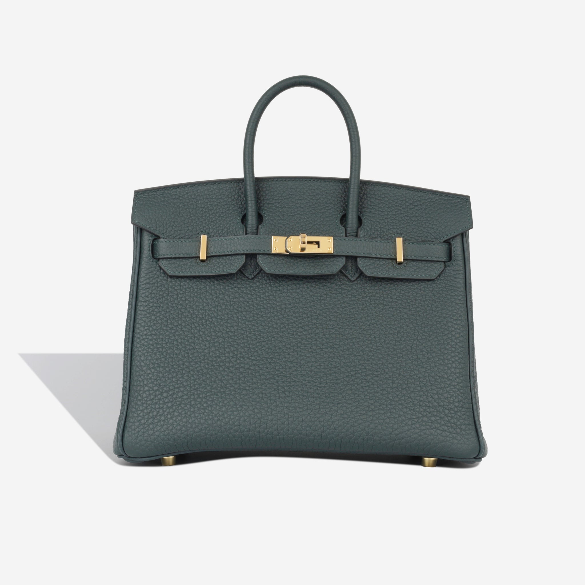 Hermes B25 Vert Cypress Togo Ghw U