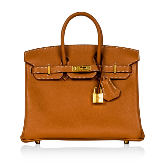 Birkin 25 - Gold Taurillon Novillo