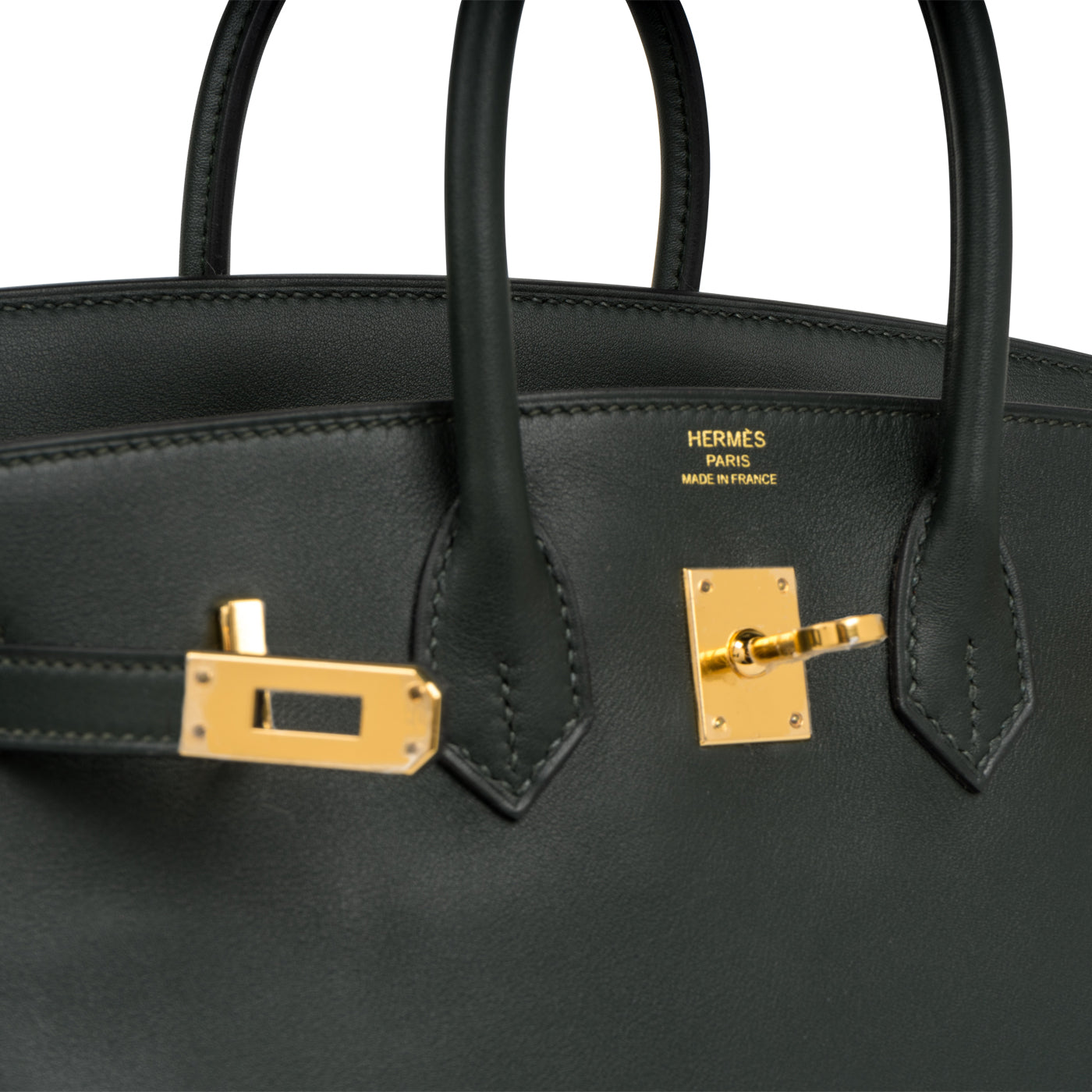 Hermes Birkin 25 Vert Fonce Togo Gold Hardware – Madison Avenue Couture