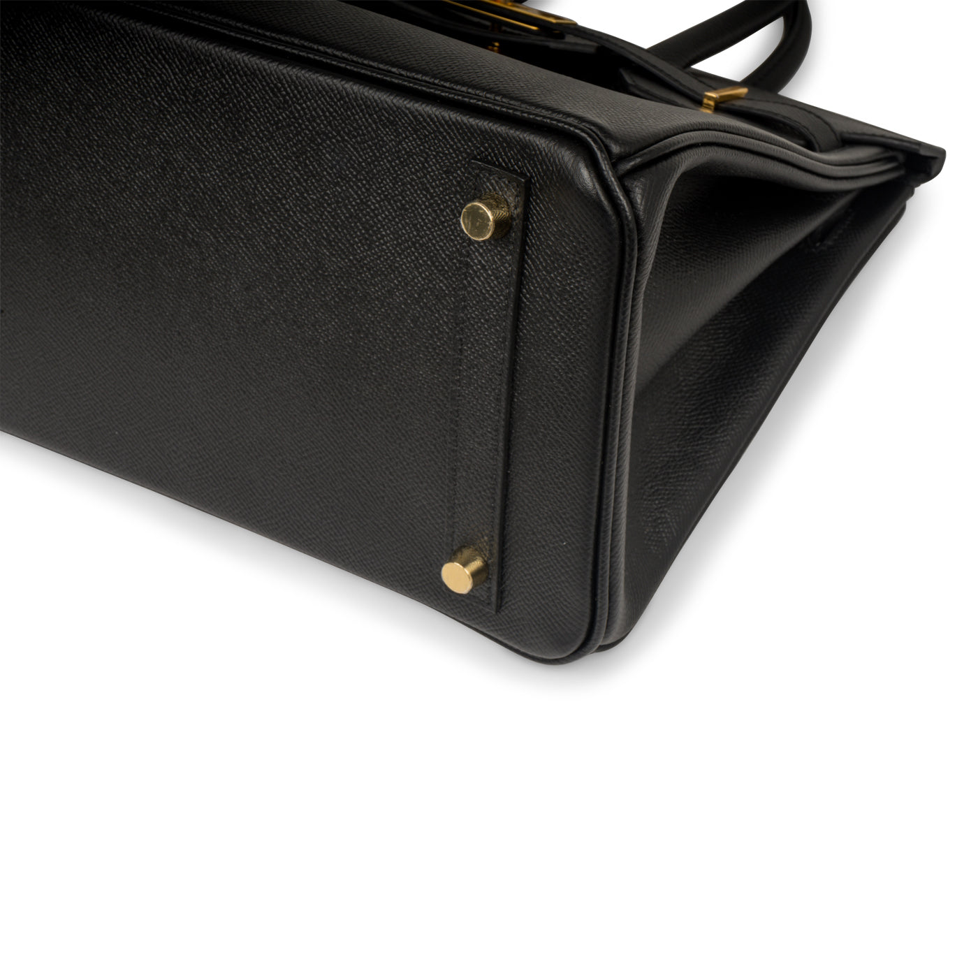 Birkin 30 leather handbag Hermès Black in Leather - 26909389