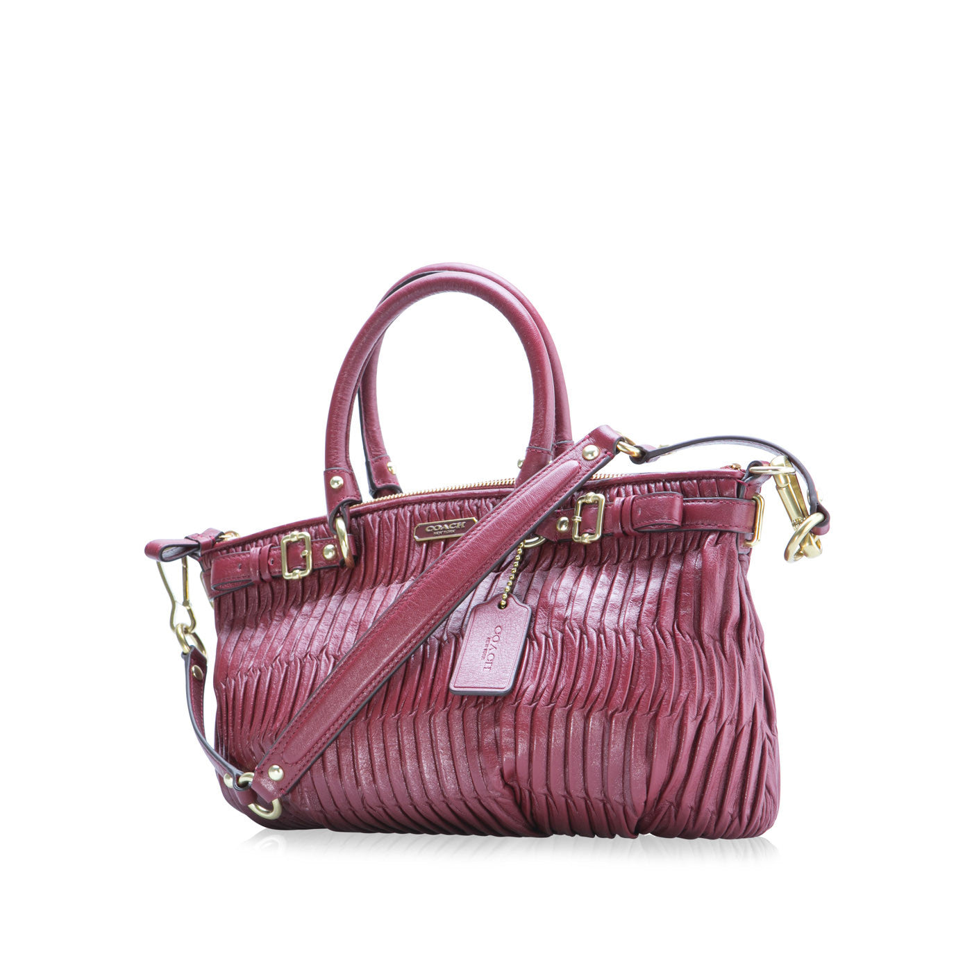 Madison Gathered Sophia Satchel - Bagista