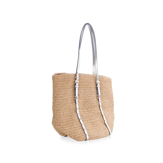 Studded Straw / LG Shopper - Bagista