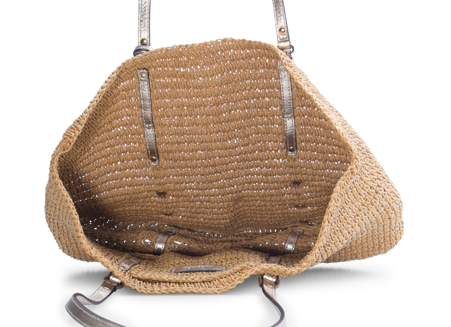 Studded Straw / LG Shopper - Bagista