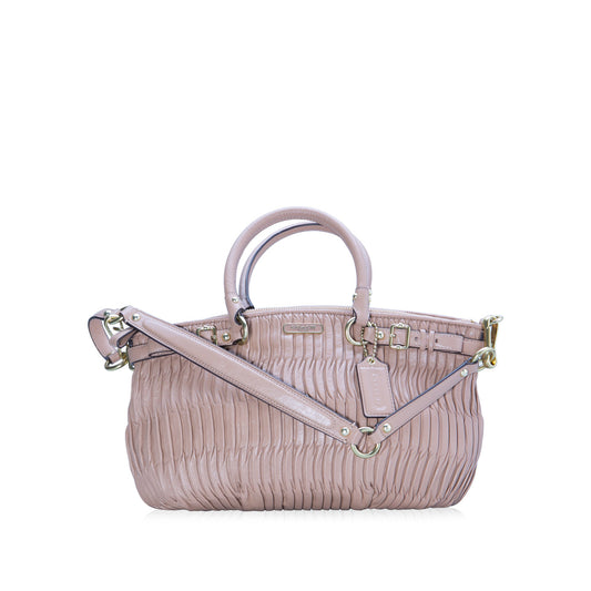 Madison Gathered Sophia Satchel - Bagista