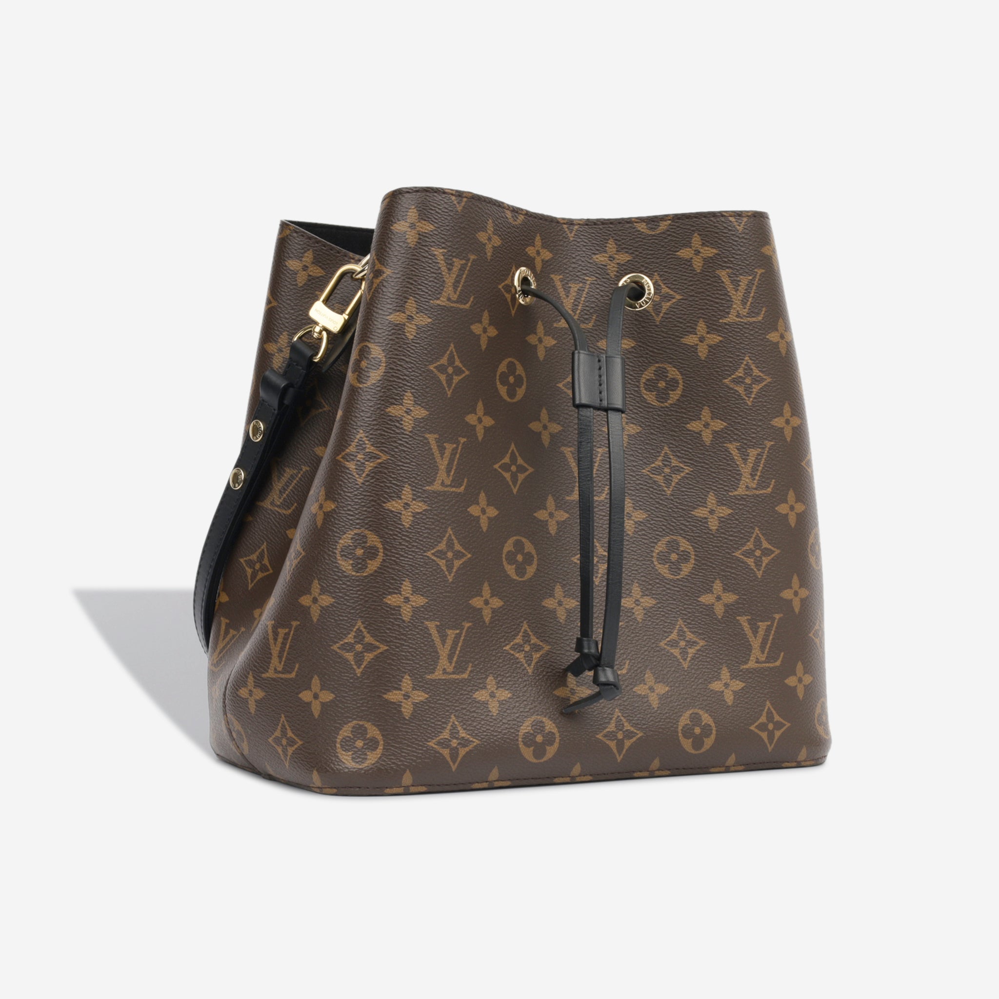 Luxury Monogram Canvas and Leather Handbag Neonoe