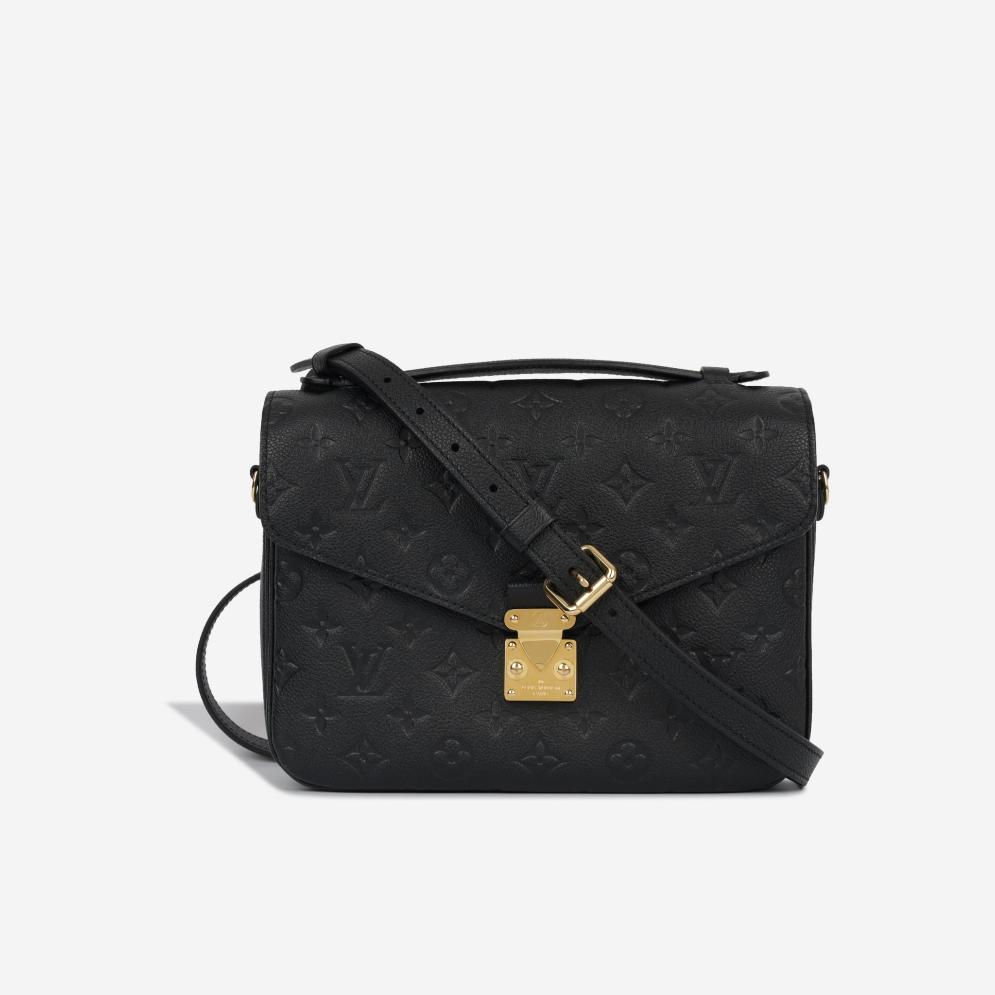 Louis Vuitton - Pochette Métis - Empreinte Leather - Black - Pre Loved