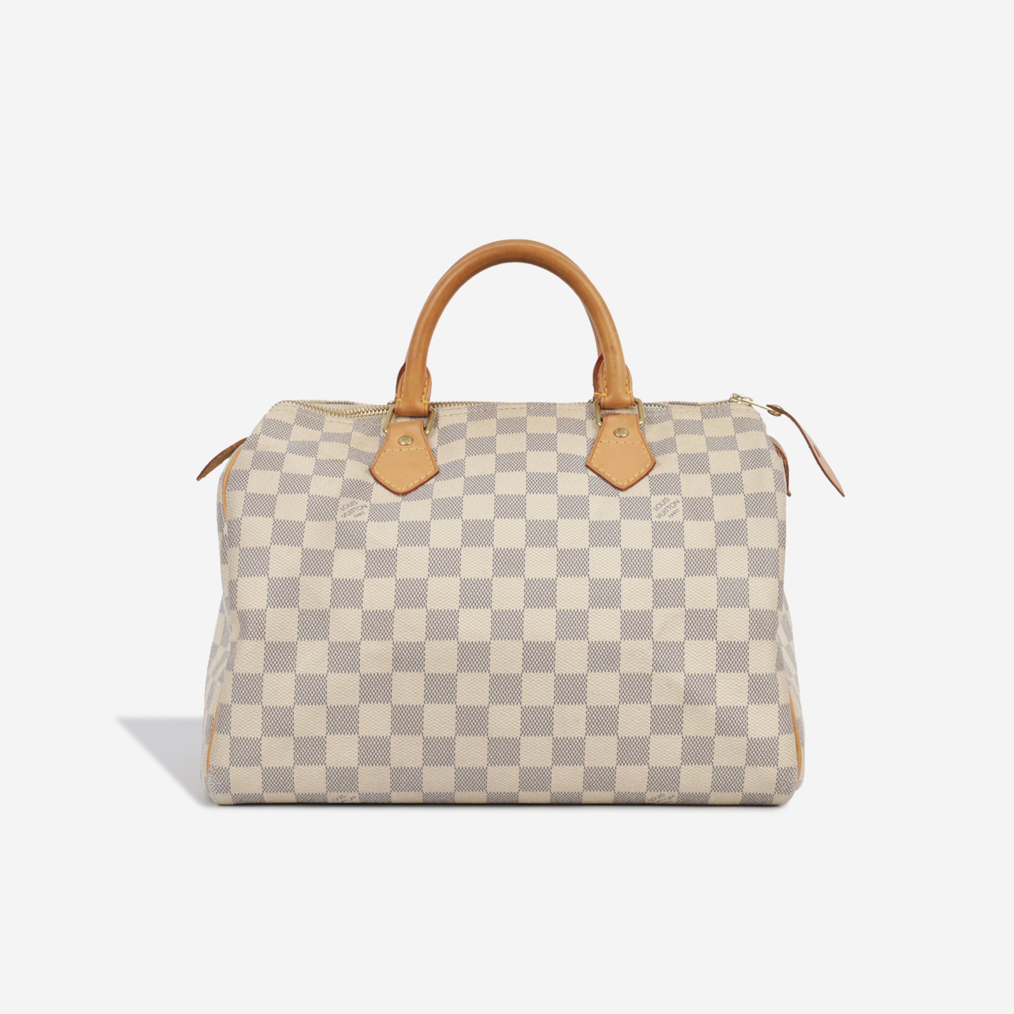 Speedy 30 Damier Azur Canvas GHW