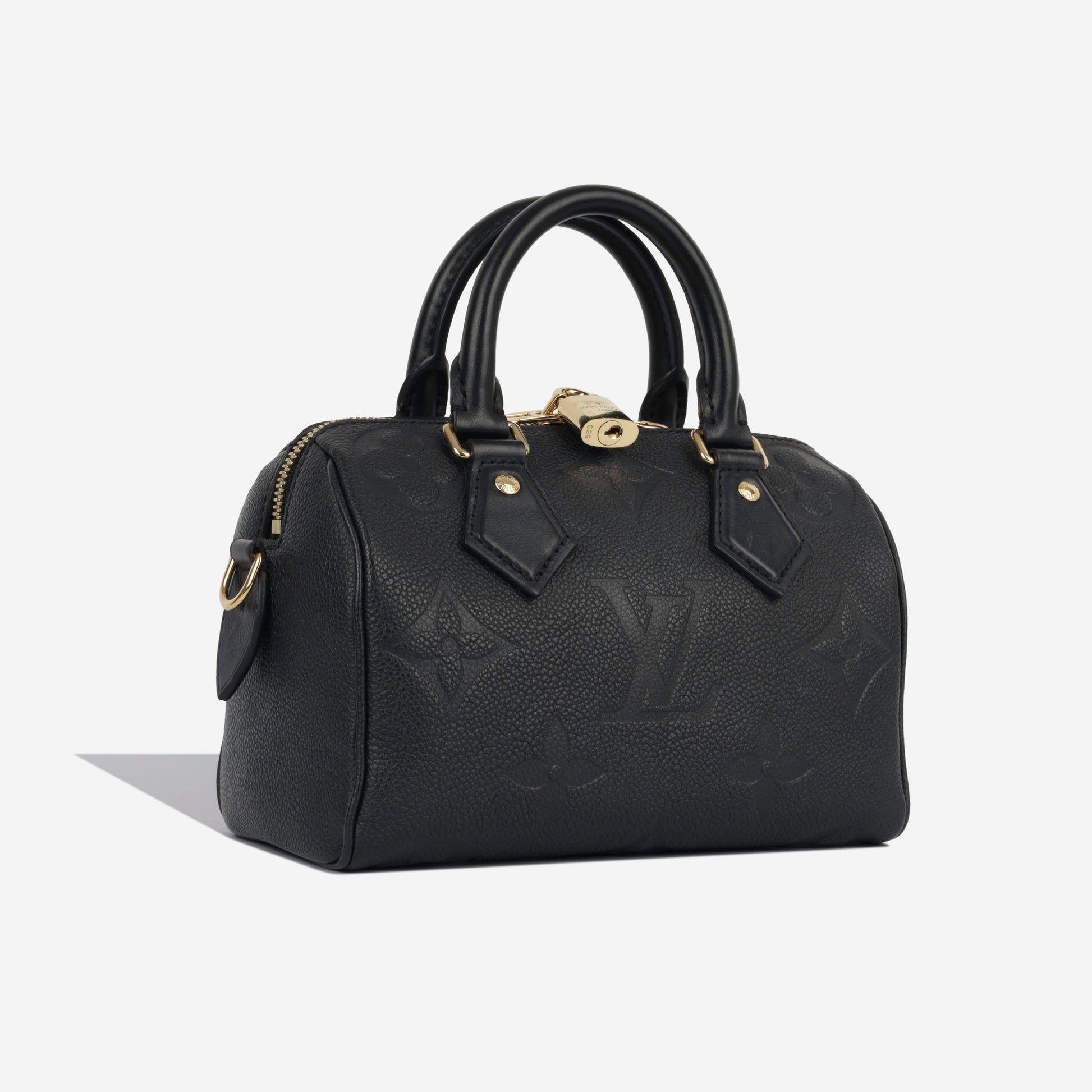 Louis Vuitton Speedy Bandoulière 20 Black Empreinte Pre