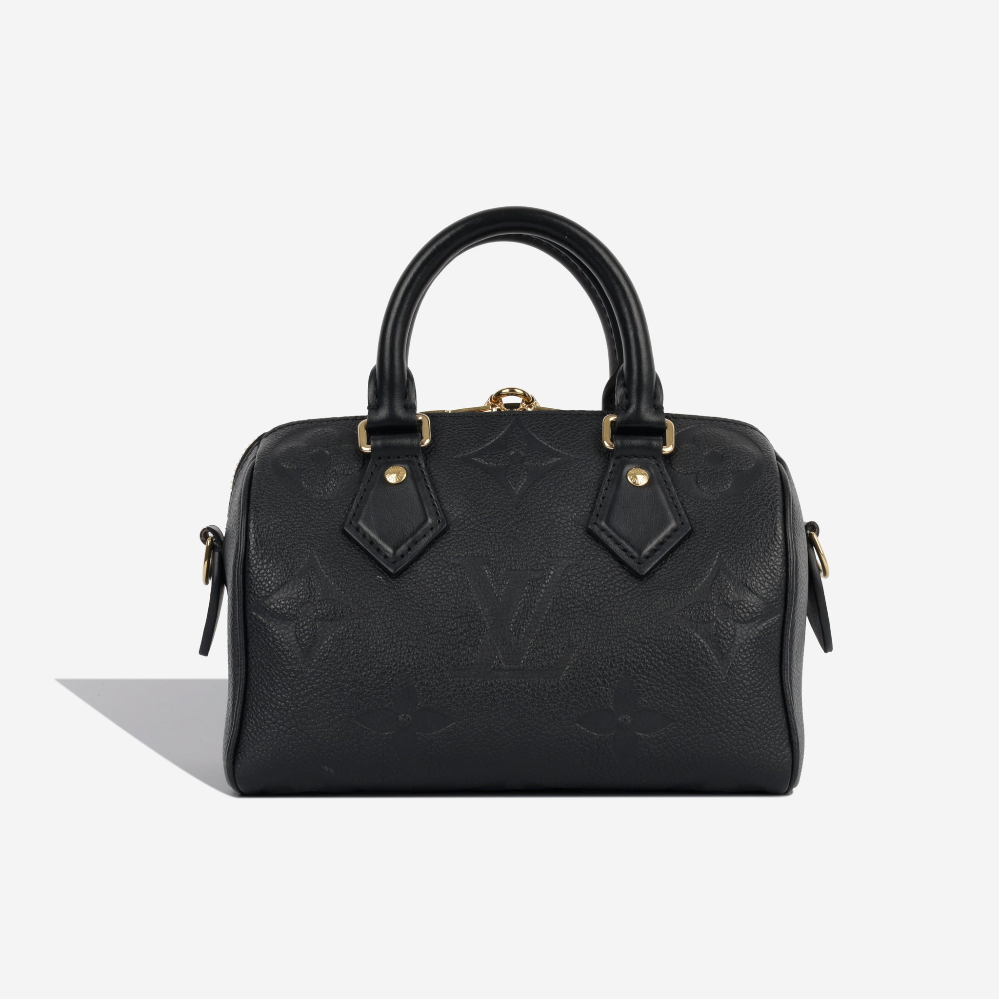 Louis Vuitton Monogram Empreinte Speedy Bandouliere 20 Hand Bag M42398
