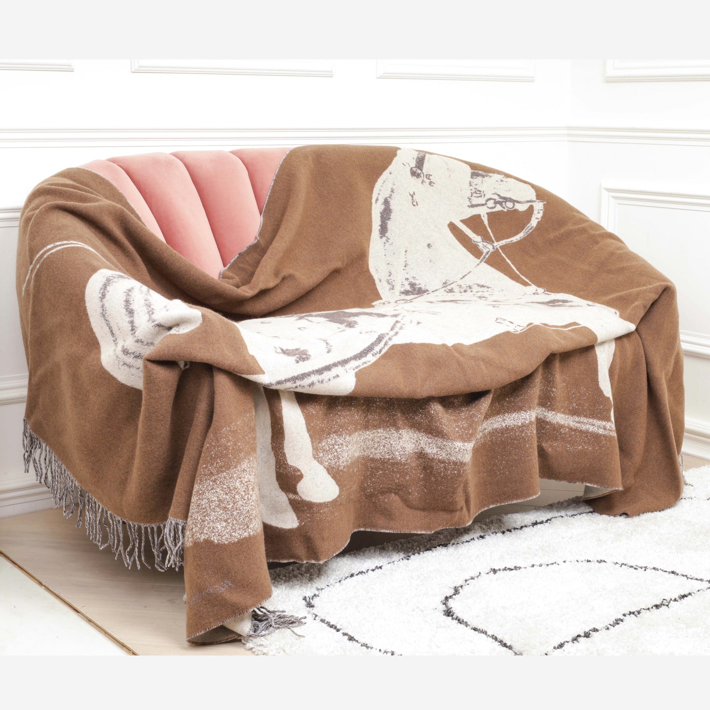 Cheval D'attelage Blanket