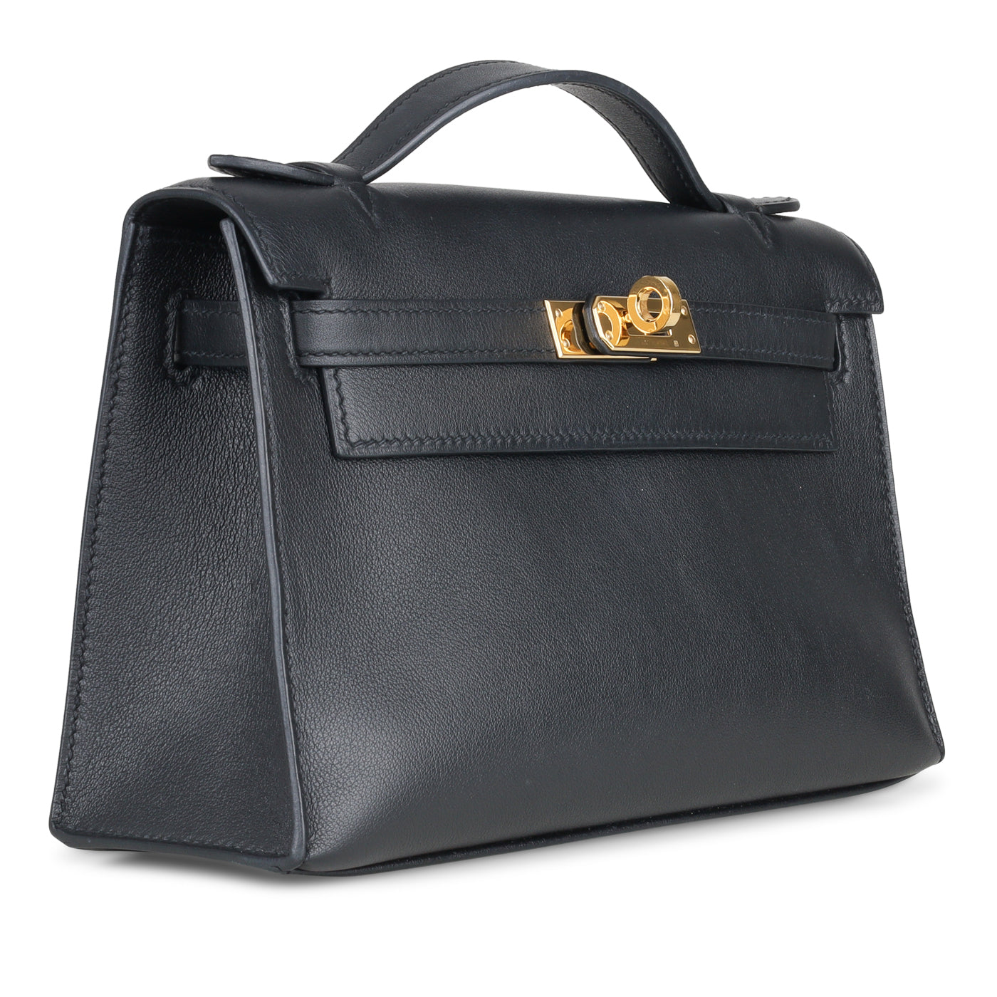 Kelly Mini Pochette - Noir Swift