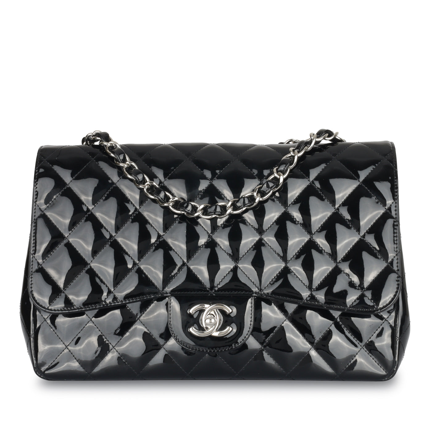 Classic Flap Bag - Jumbo Patent