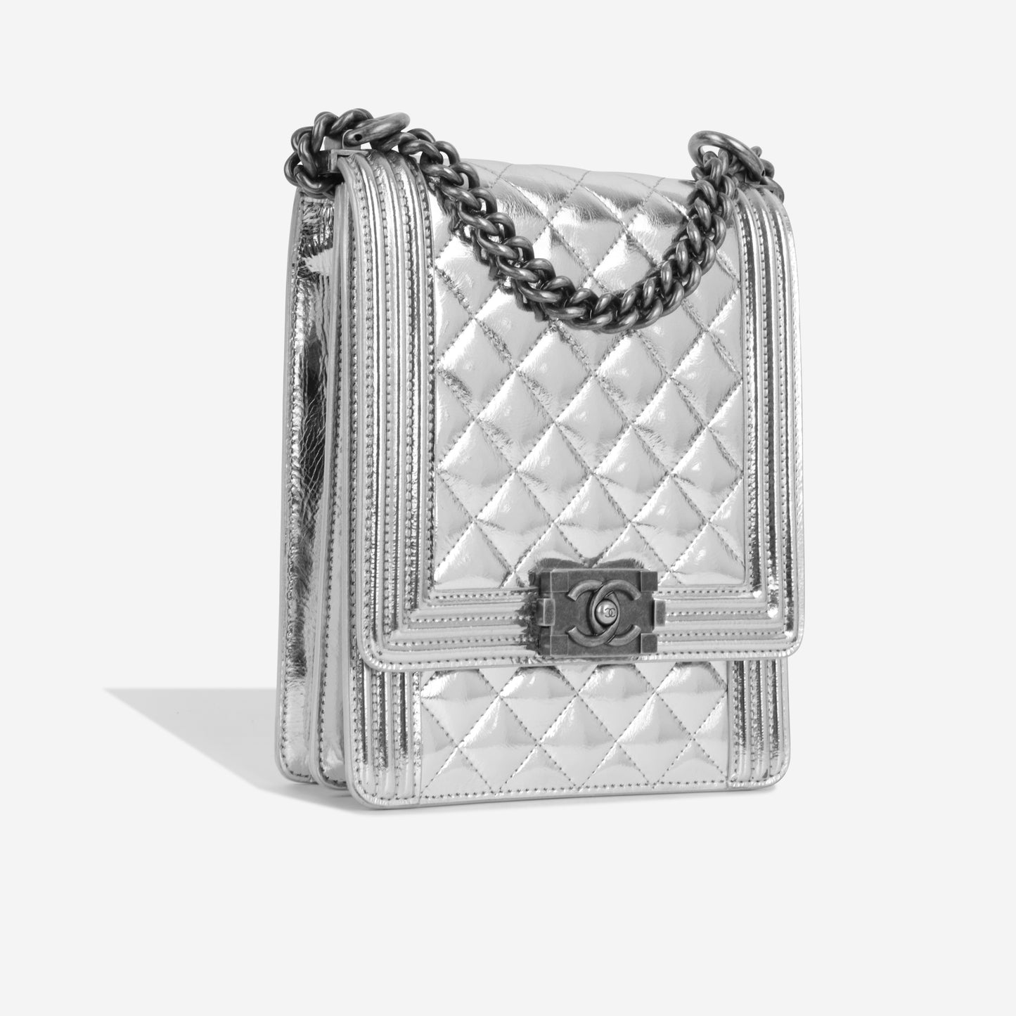 North South Boy Bag - Silver