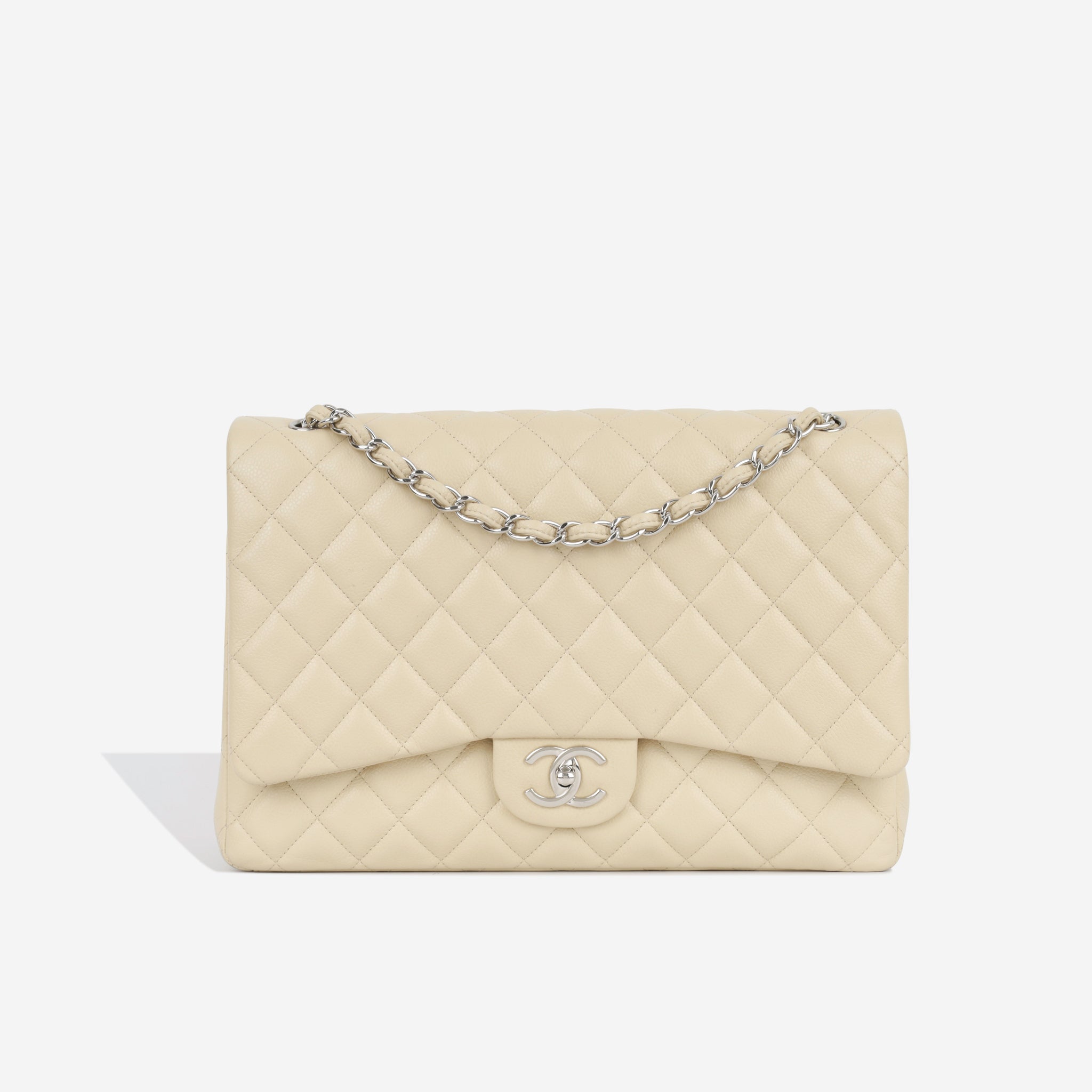 Chanel Jumbo Classic Flap DF in Beige Caviar and GHW – Brands Lover