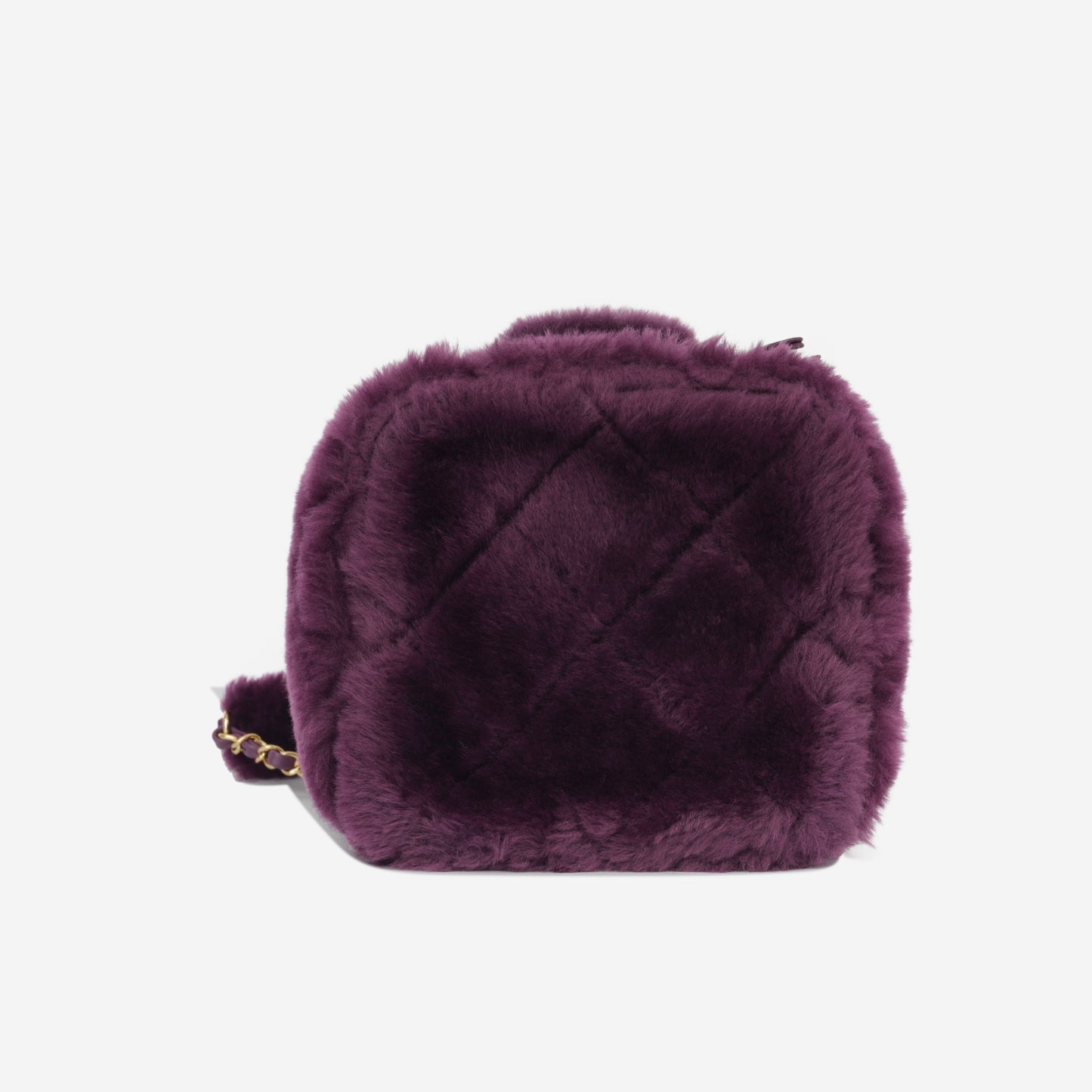 Shearling Vanity Case